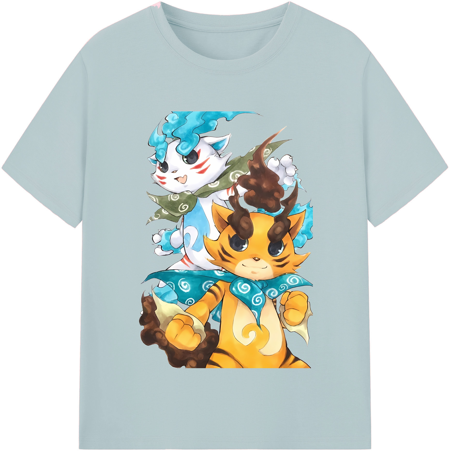 （画像用） 妖怪ウォッチ Yo-kai Watch 綿100％半袖Tシャツ（フロントプリント）
